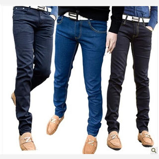 Men Blue Light Color Jeans